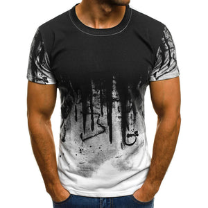 Hip-Hop T-Shirts Men Casual Short Sleeve T-Shirt O Neck Cotton Mens T Shirt Man Tops Tees Men's Luxury Brand Summer Clothes 2018