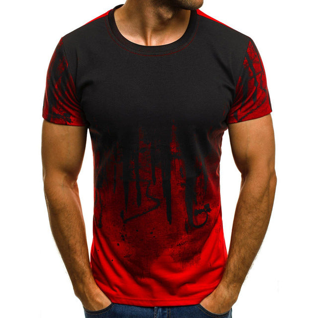 Hip-Hop T-Shirts Men Casual Short Sleeve T-Shirt O Neck Cotton Mens T Shirt Man Tops Tees Men's Luxury Brand Summer Clothes 2018