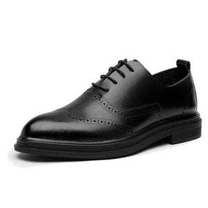 Hot Sale High Quality Genuine Leather Men Dress Shoes Men's Lace-up Breathable Business Casual Sheos Leather Shoes Men Size38-44